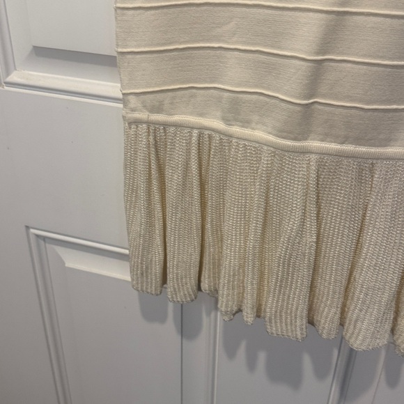 Bebe Ivory Ribbed Mini Dress - Picture 4 of 4